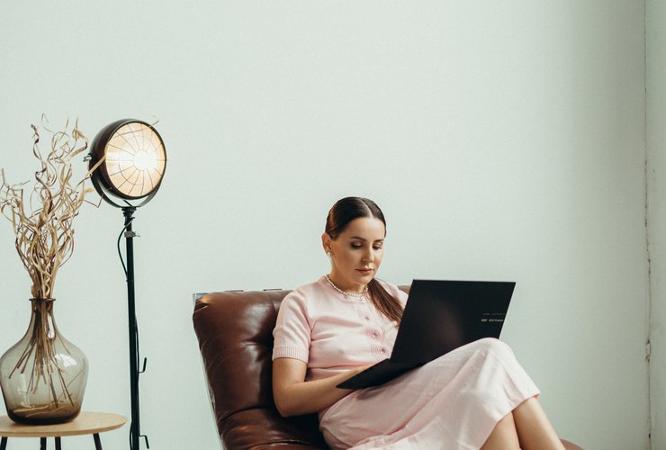 Анастасія Павленко за роботою